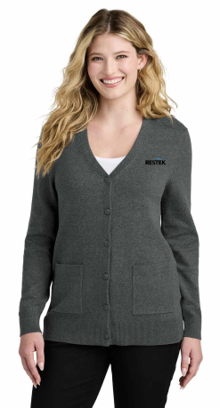 Port Authority® Ladies Easy Care Button-Up Cardigan Sweater